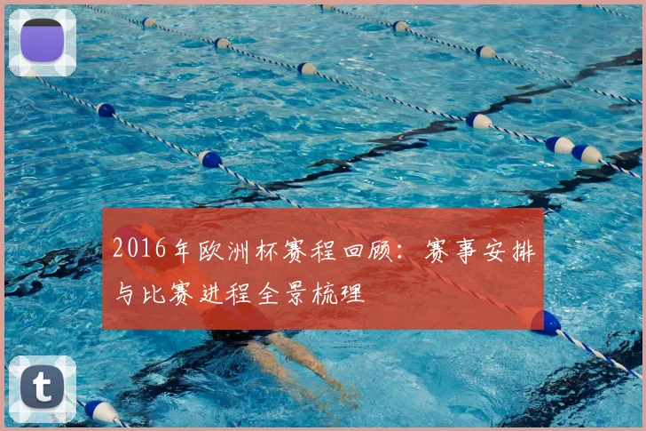 2016年欧洲杯赛程回顾:赛事安排与比赛进程全景梳理